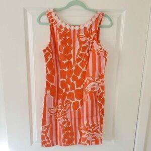 Lilly Pulitzer for Target - Linen Shift Dress Giraffeeey - size 10